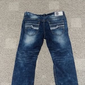 American fighter legend slim straight jeans 34